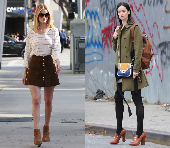 Рози Хантингтон-Уайтли и Кристен Риттер