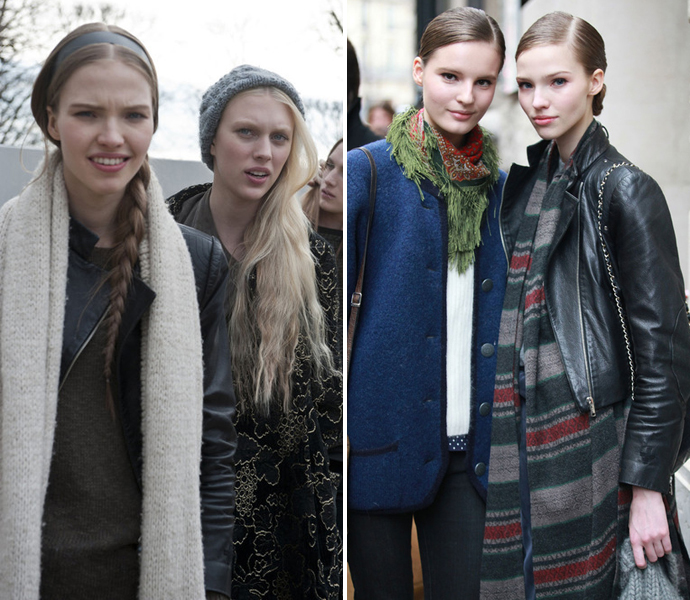 Саша Лусс с подругами