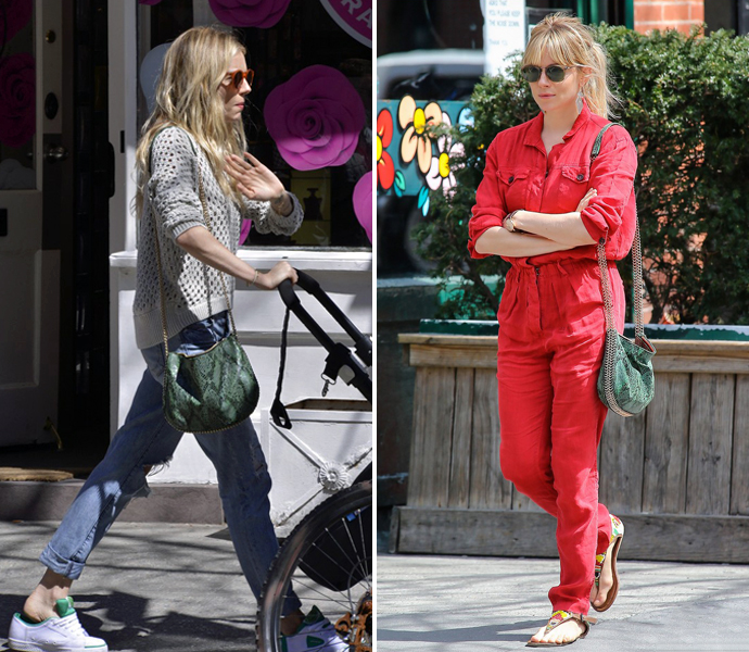 Сиенна Миллер с сумкой Stella McCartney Bailey Boo