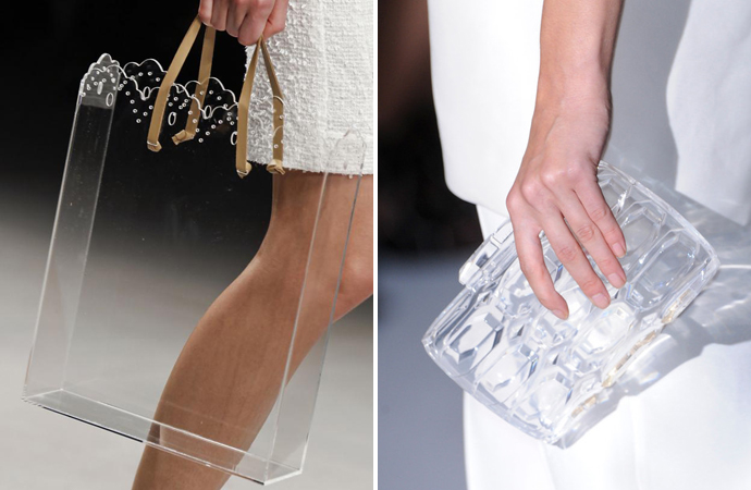 Прозрачные сумки Simone Rocha и Gucci