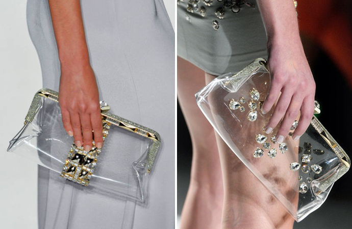 Прозрачные сумки Jenny Packham