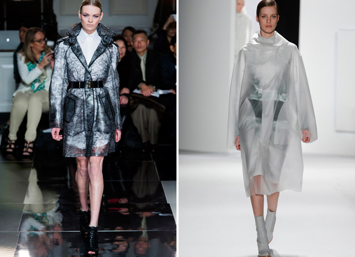 Плащ из прозрачной ткани Плащ из прозрачной ткани