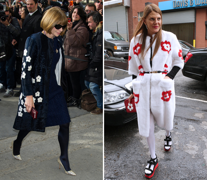 Анна Винтур и Анна Делло Руссо в Prada Анна Винтур и Анна Делло Руссо в Prada