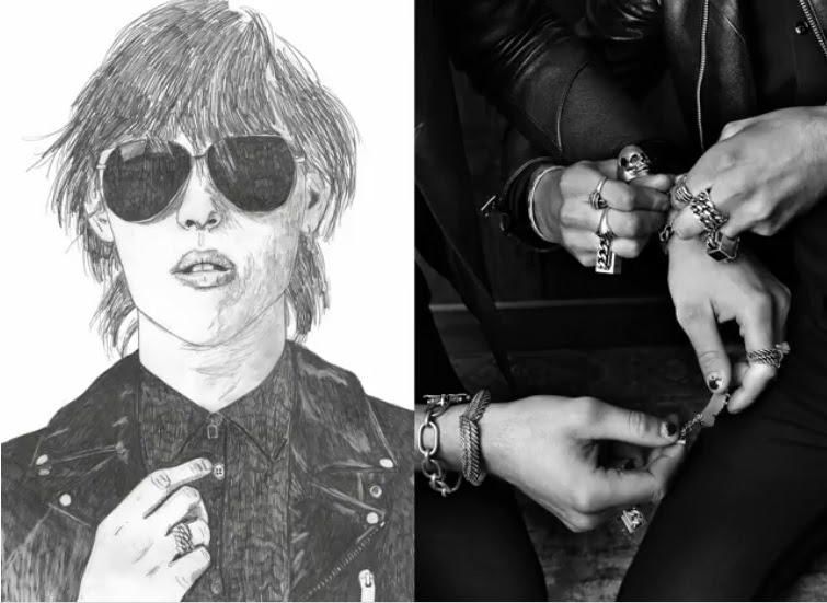 Мужская кампания Saint Laurent Мужская кампания Saint Laurent