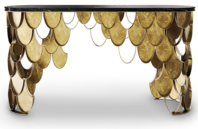 В чешуе, как жар горя: консоль от Brabbu Design (фото 1)