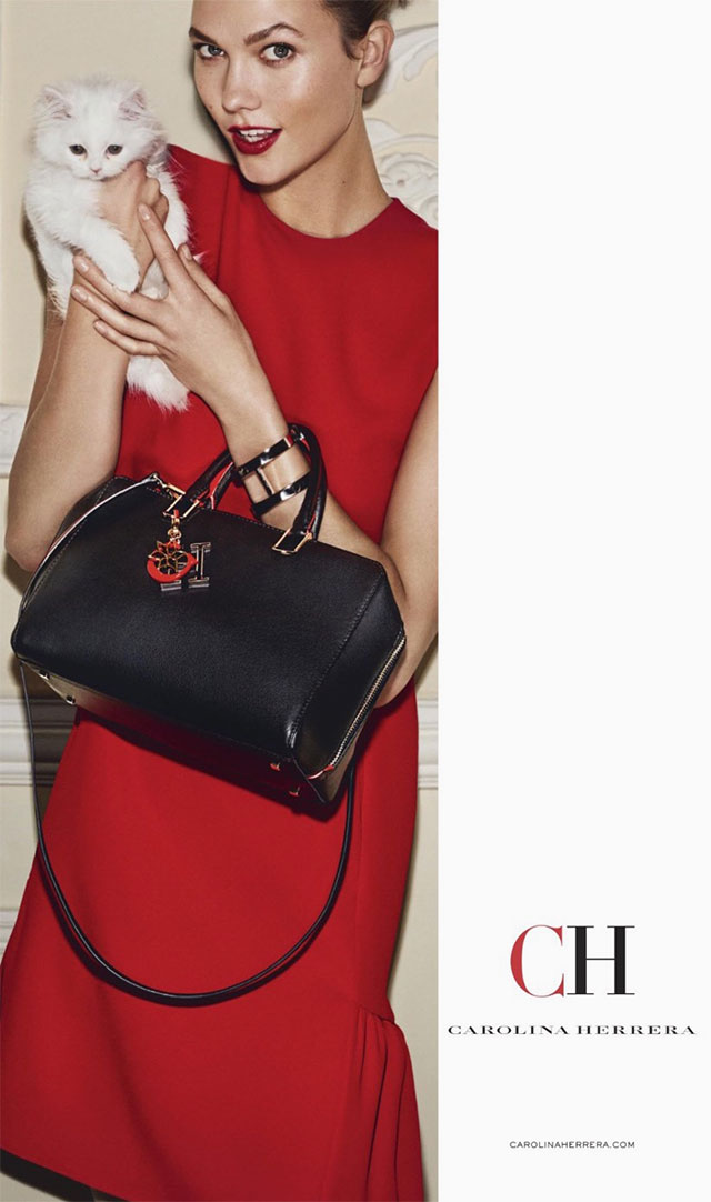 Первый взгляд: Карли Клосс и Лили Олдридж для Carolina Herrera (фото 1)