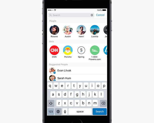 Facebook интегрирует чат-боты (фото 1)