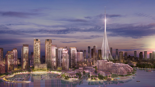 Видео дня: в Дубае начали строить новый небоскреб, который побьет рекорд Бурдж-Халифа (фото 1)
