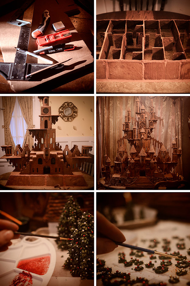 Как выглядит и как строился полутораметровый пряничный замок (фото 1)