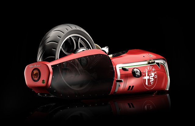 Концепт мотоцикла Alfa Romeo Spirito (фото 3)