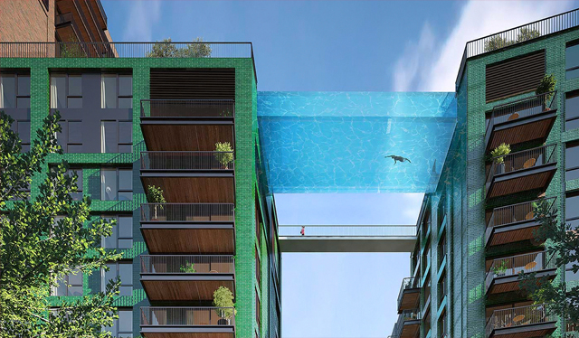 В Лондоне построят бассейн на высоте 30 метров (фото 1)