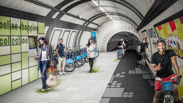 В лондонском метро появятся велодорожки (фото 1)