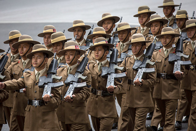 Королевская семья на праздновании 70-летия Дня Победы над Японией (фото 1)