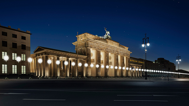 На месте Берлинской стены появятся 8000 фонарей (фото 1)