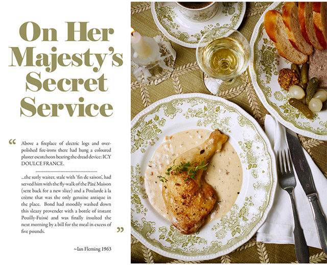 Дизайнеры воссоздали блюда из книг о Джеймсе Бонде (фото 1)