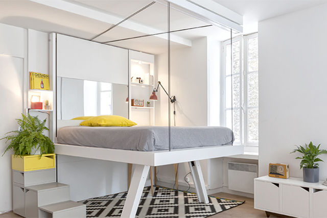 "Летающая" кровать BedUp от французских дизайнеров (фото 2)