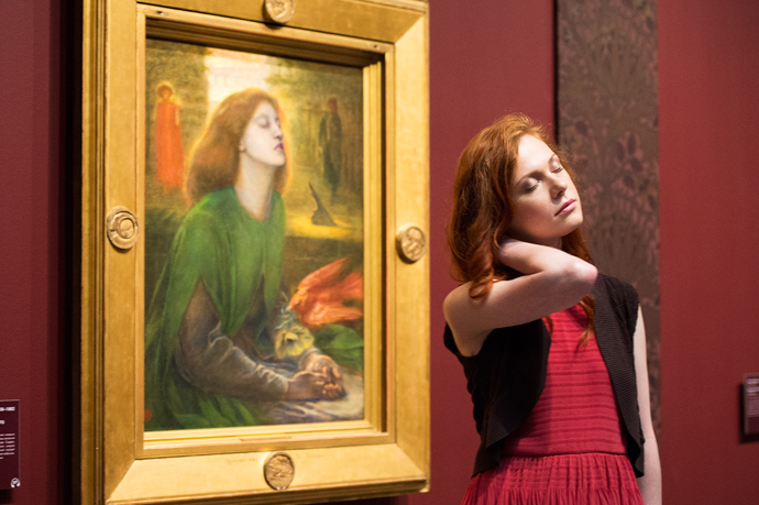 "Искусство быть музой": видеопроект к выставке прерафаэлитов (фото 5)