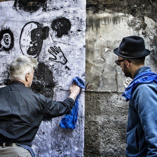 I Fix My Head II: литография Дэвида Линча и JR (фото 3)