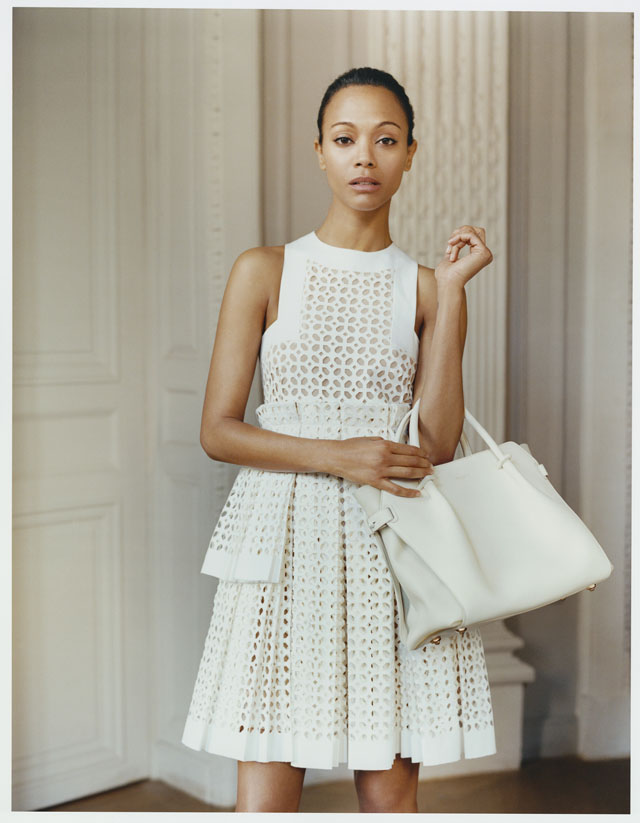 Зои Салдана в съемке для The Edit (фото 1)