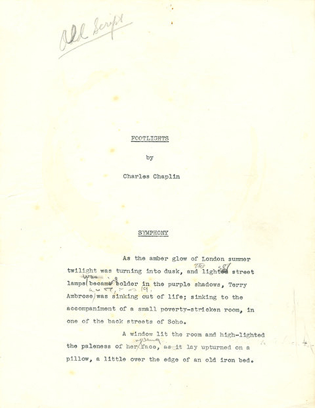 Опубликована неизвестная повесть Чарли Чаплина (фото 1)