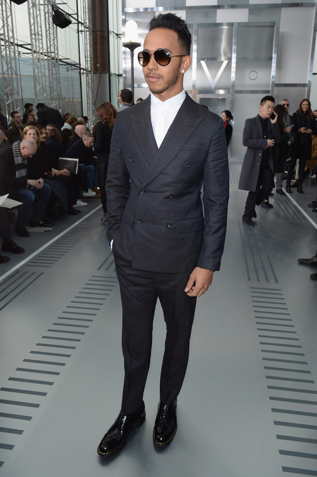 Кейт Мосс на мужском показе Louis Vuitton в Париже (фото 5)