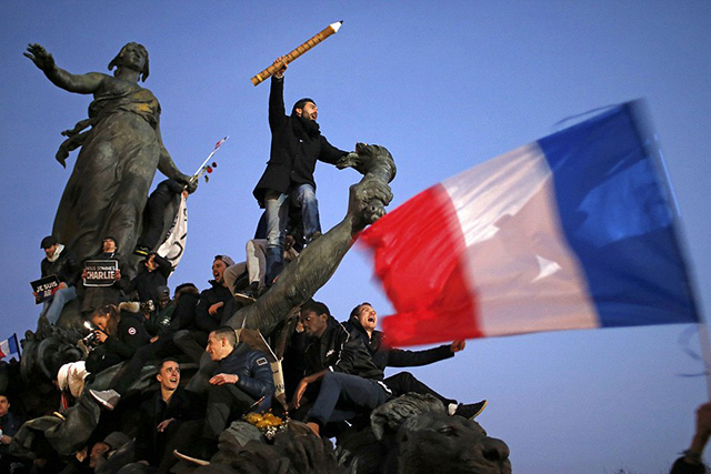 #JeSuisCharlie: Марш мира в 25 фотографиях (фото 8)