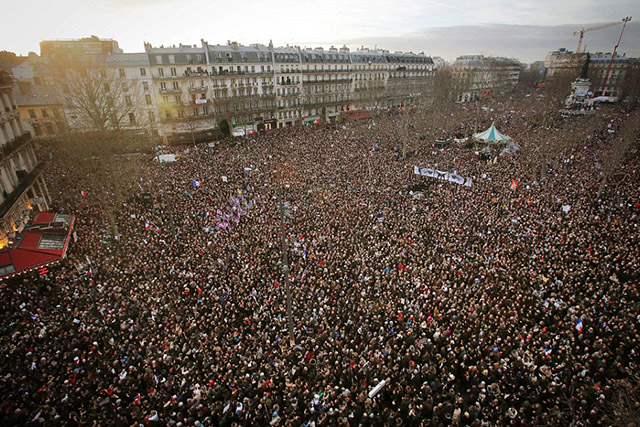 #JeSuisCharlie: Марш мира в 25 фотографиях (фото 1)