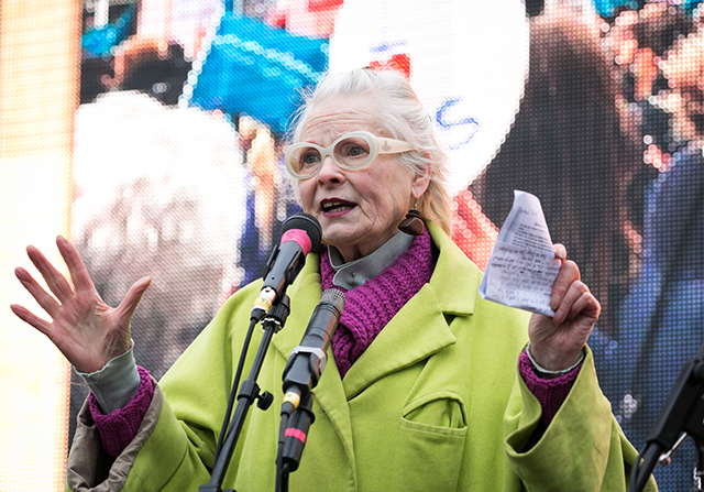 Вивьен Вествуд протестует в поддержку молодых врачей (фото 1)