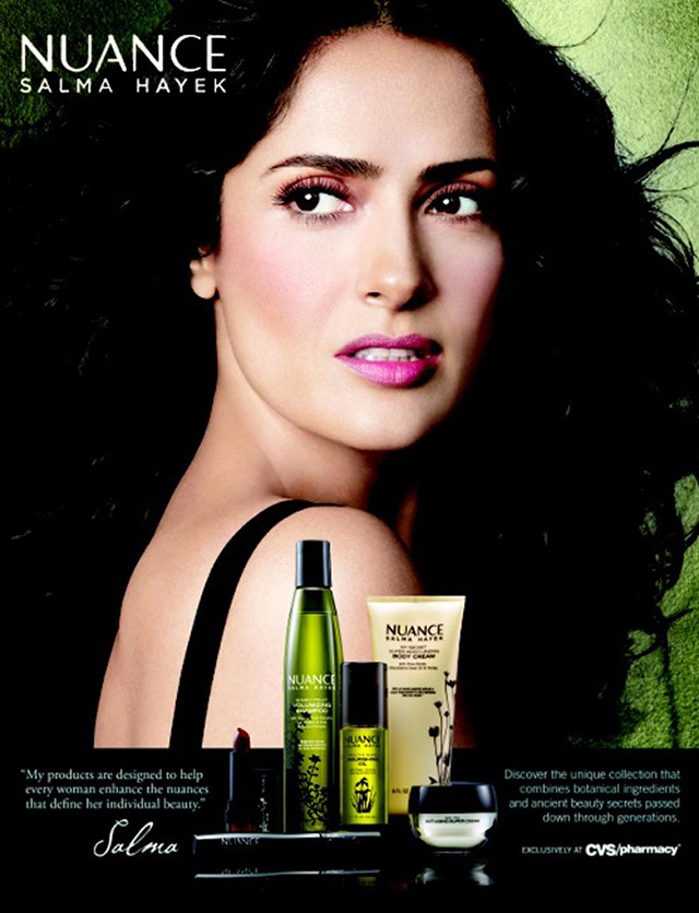 Первая кампания косметического бренда Сальмы Хайек (фото 1)