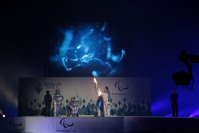 Наталья Водянова о зажжении огня Паралимпийских игр (фото 10)