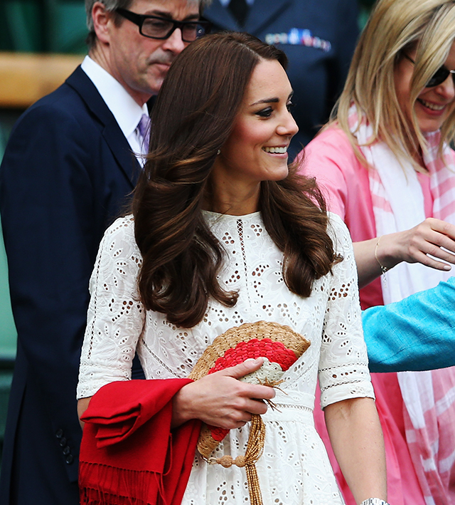 Кейт Миддлтон и принц Уильям на Уимблдонском турнире (фото 6)