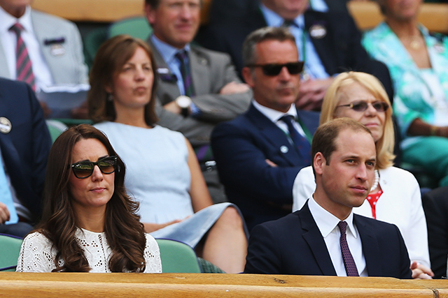Кейт Миддлтон и принц Уильям на Уимблдонском турнире (фото 2)