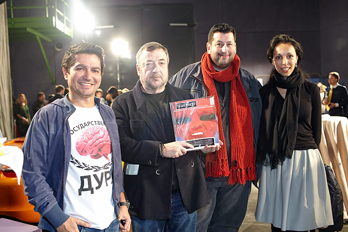 Алексей Боков, Павел Лунгин, Ян Яновский и Софья Троценко 