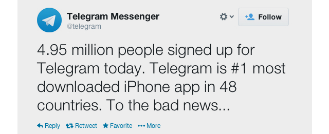 Западные СМИ: Telegram обойдет WhatsApp (фото 1)