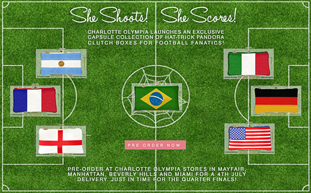 Коллекция Charlotte Olympia к Чемпионату мира по футболу (фото 1)