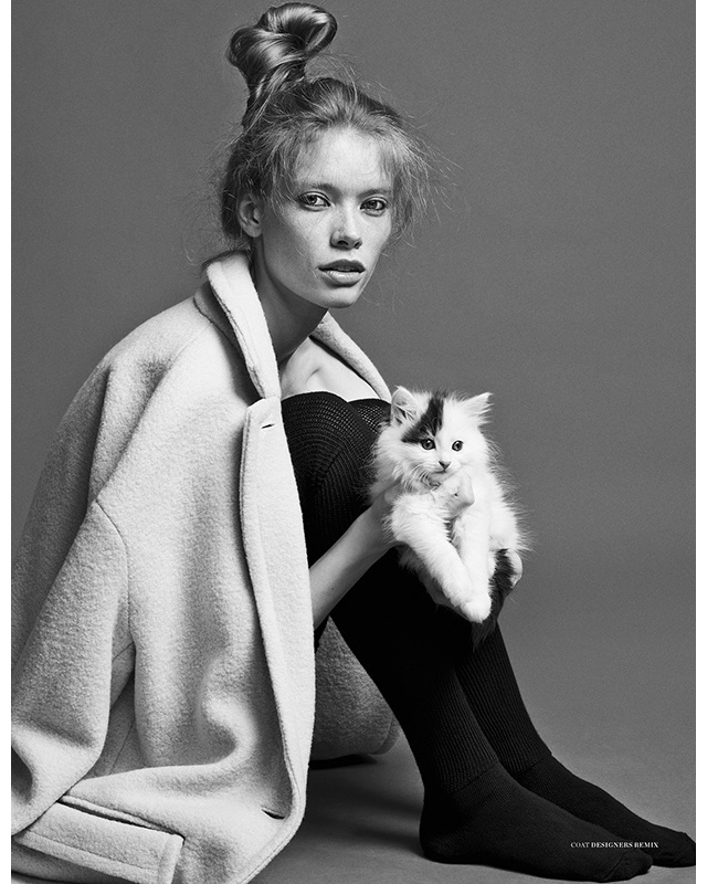 Джулия Хафстром в съемке для журнала Scandivinavia S/S/A/W (фото 3)