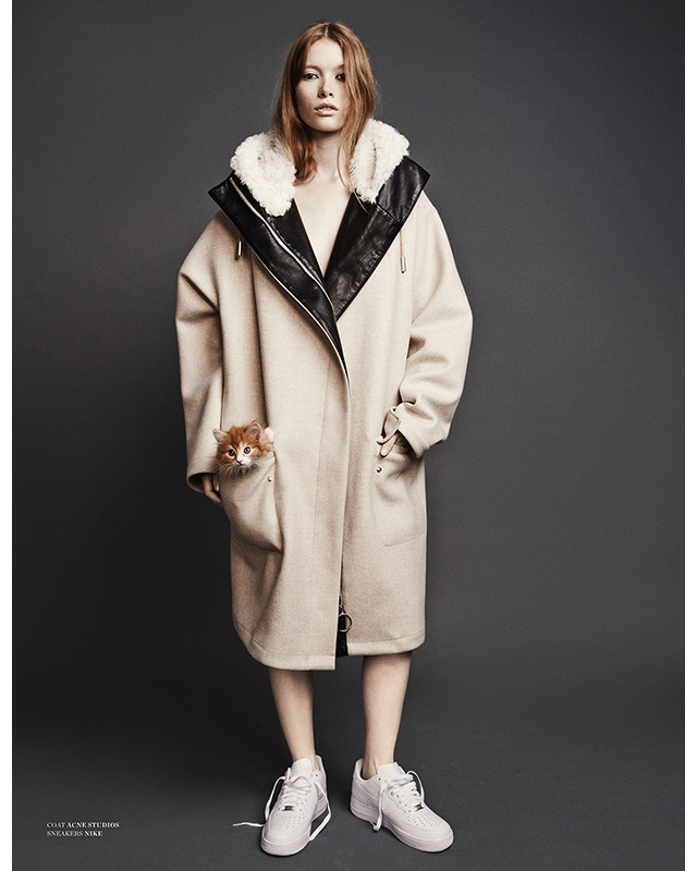 Джулия Хафстром в съемке для журнала Scandivinavia S/S/A/W (фото 7)