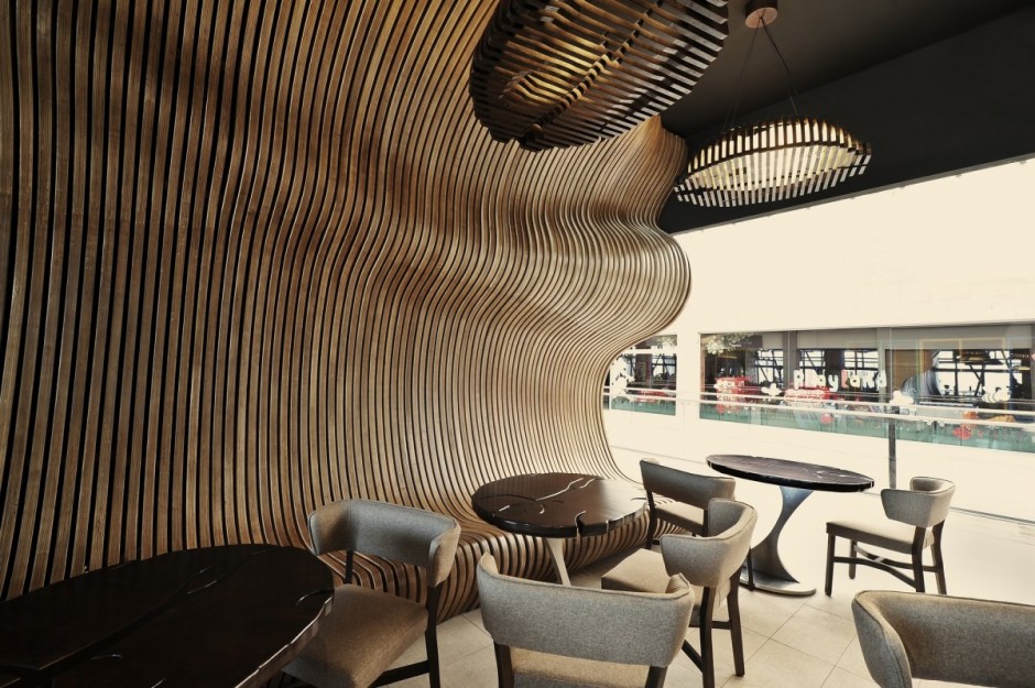 Бар в форме мешка для кофейных зерен (фото 2)