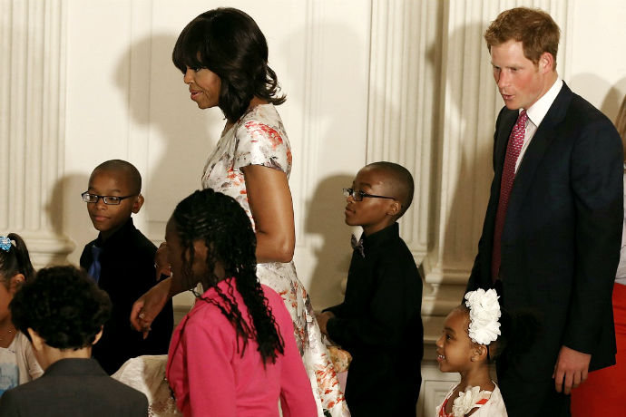 Принц Гарри встретился с Мишель Обамой (фото 2)