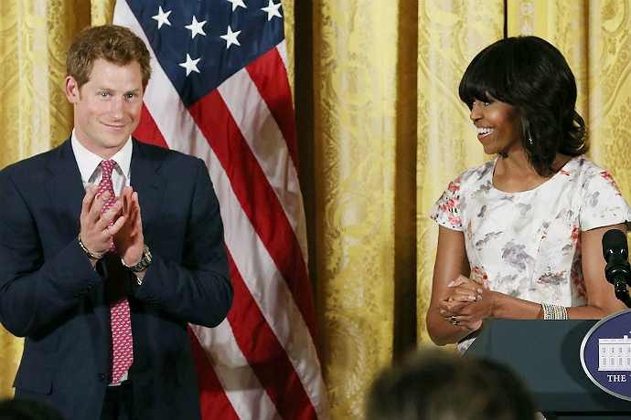Принц Гарри встретился с Мишель Обамой (фото 1)