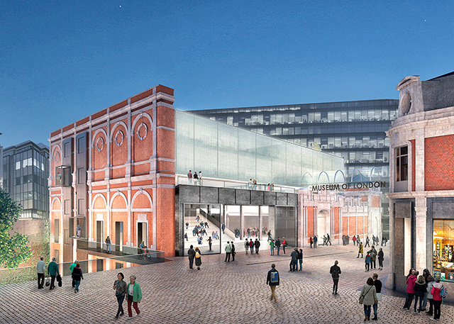 Кто и как будет делать новое здание Музея Лондона в Смитфилде (фото 1)