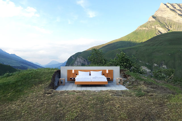 Отель без стен в Швейцарских Альпах (фото 1)