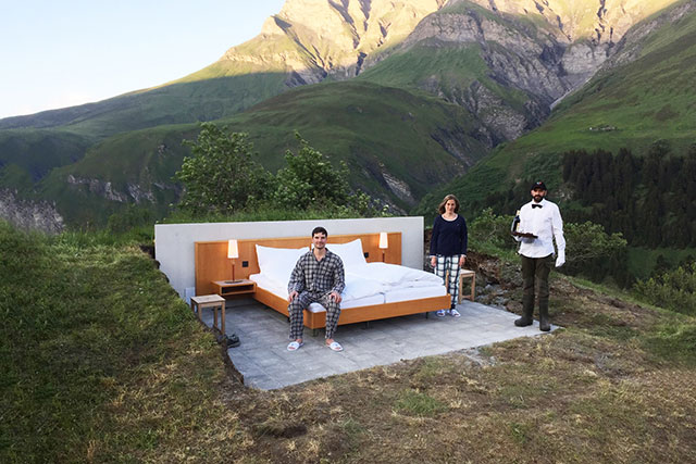 Отель без стен в Швейцарских Альпах (фото 2)
