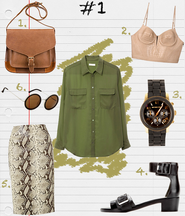 Одна вещь — 3 образа: рубашка в стиле сафари (фото 1)