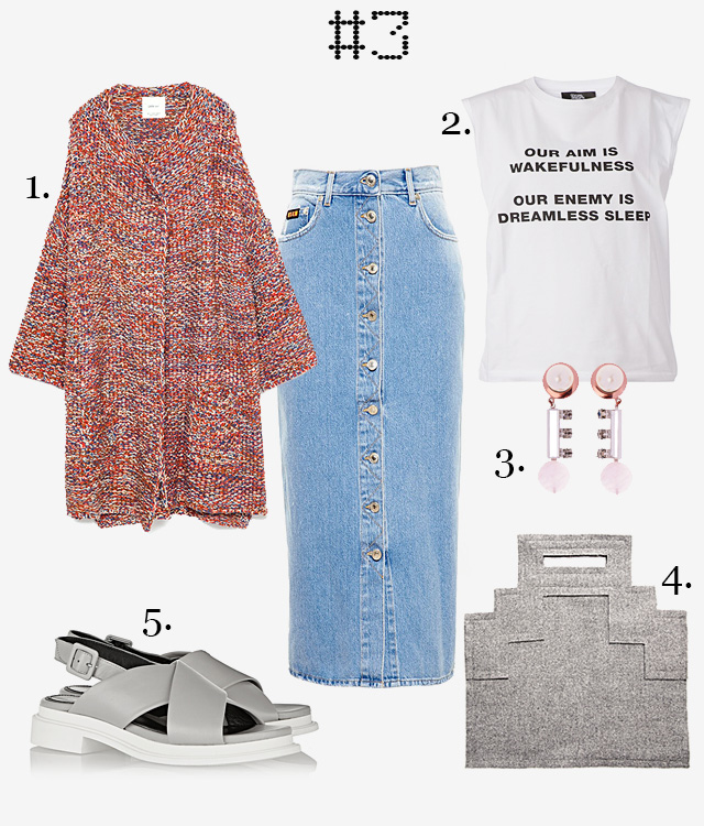 Одна вещь — три образа: джинсовая юбка MSGM (фото 3)