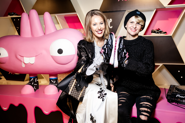 Ксения Собчак и Полина Киценко Презентация совместного проекта Reebok Classic x Yeka Haski (фото 2)