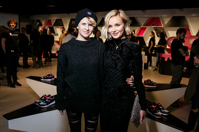 Полина Киценко и Полина Гагарина Презентация совместного проекта Reebok Classic x Yeka Haski (фото 9)