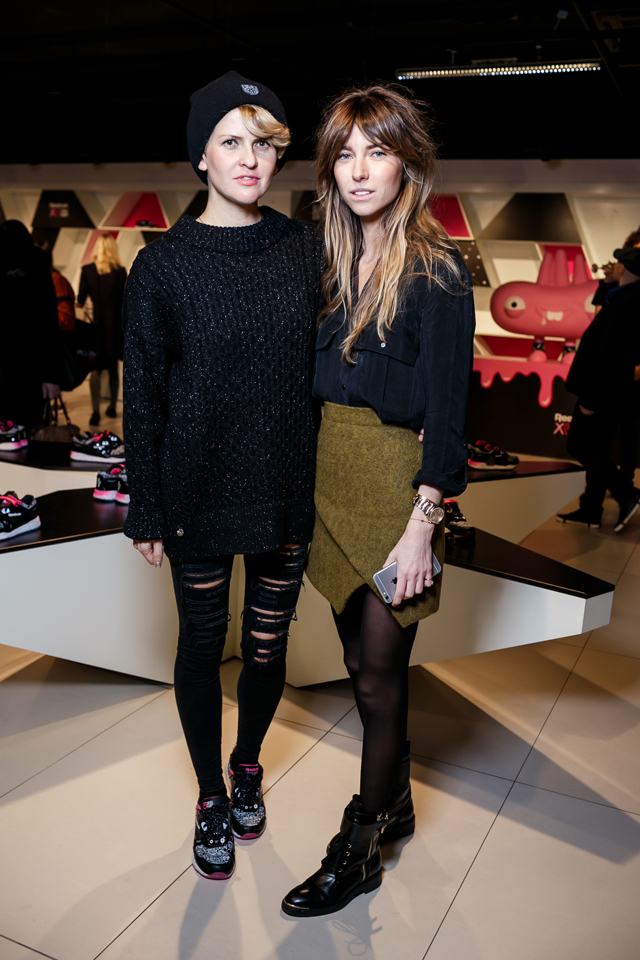 Полина Киценко и Юлия Калманович Презентация совместного проекта Reebok Classic x Yeka Haski (фото 1)