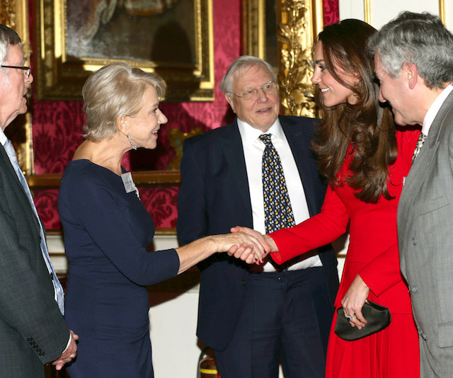 Хелен Миррен и Кейт Миддлтон