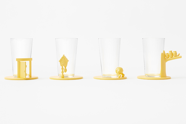 Стеклянная посуда по мотивам Винни-Пуха для Walt Disney Japan (фото 1)